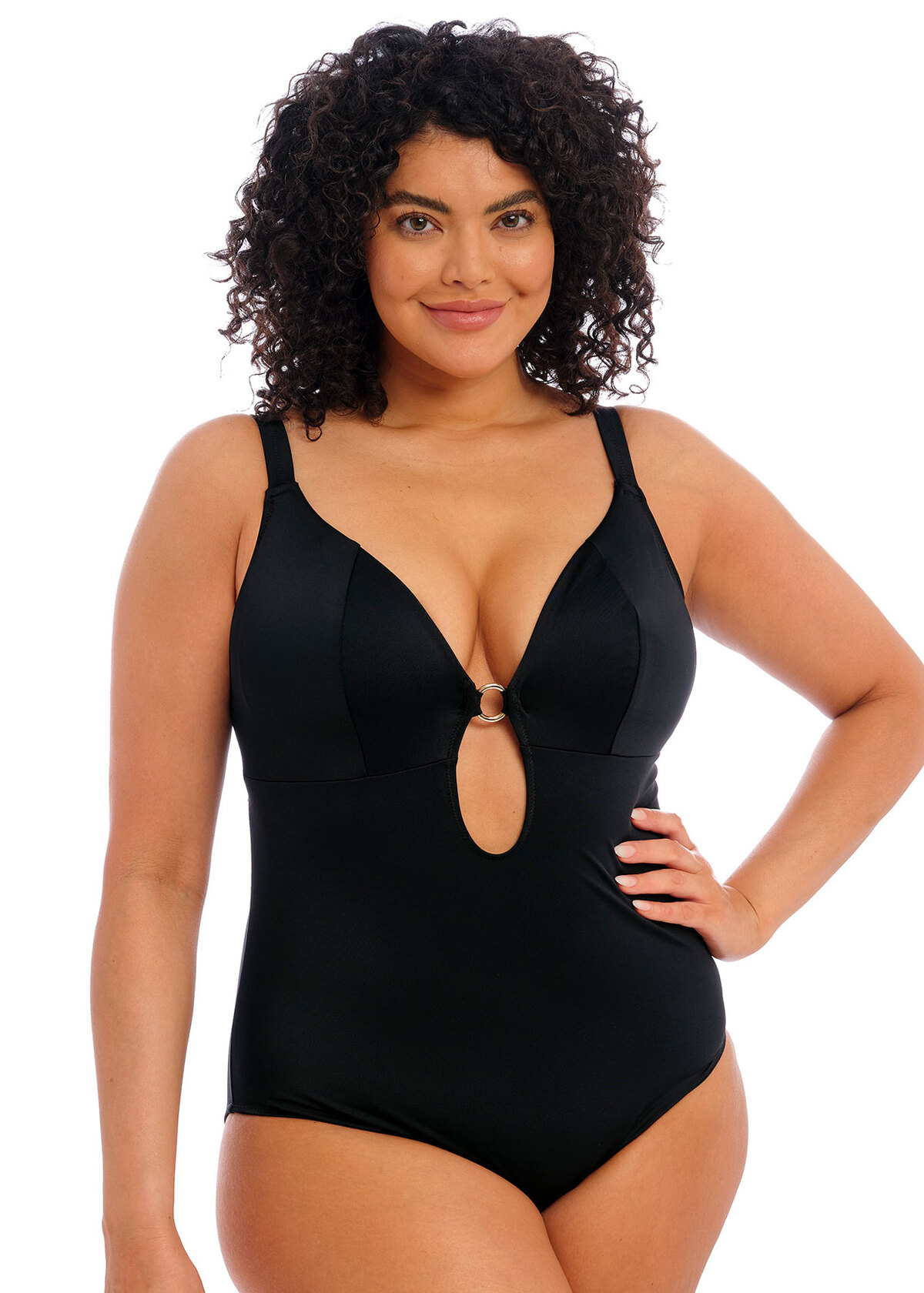 Купальник слитный Elomi Plain Sailing (Black)