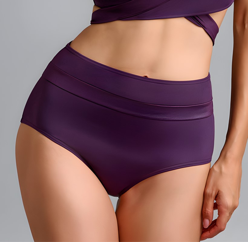 Низ купальника высокие Marlies Dekkers Cache Coeur (Deep Purple)