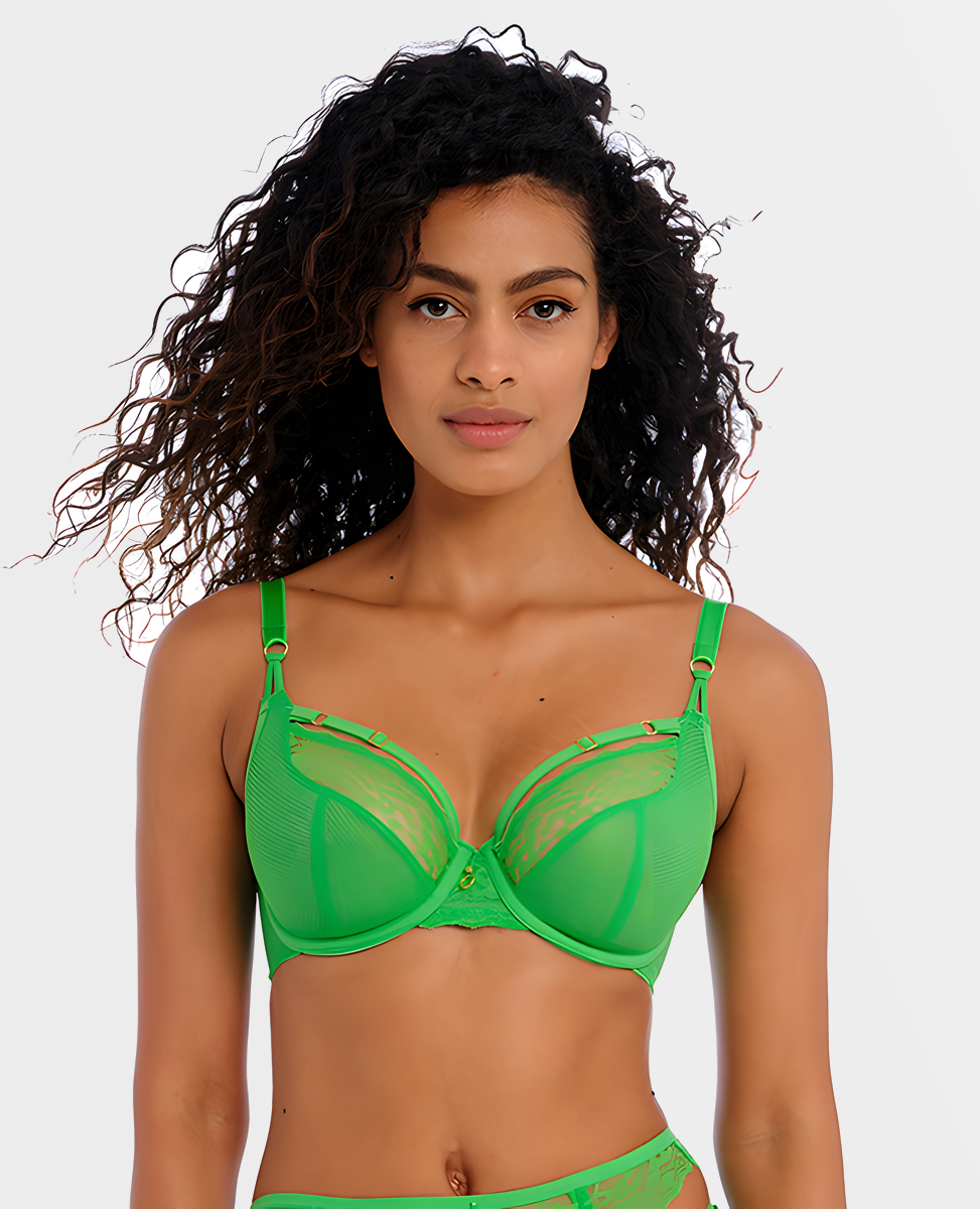 Бюстгальтер Freya Temptress Plung Bra (Green)
