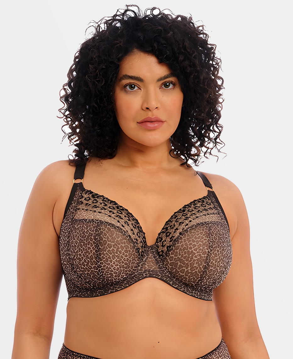 Бюстгальтер Elomi Matilda Plunge Bra (Leopard)