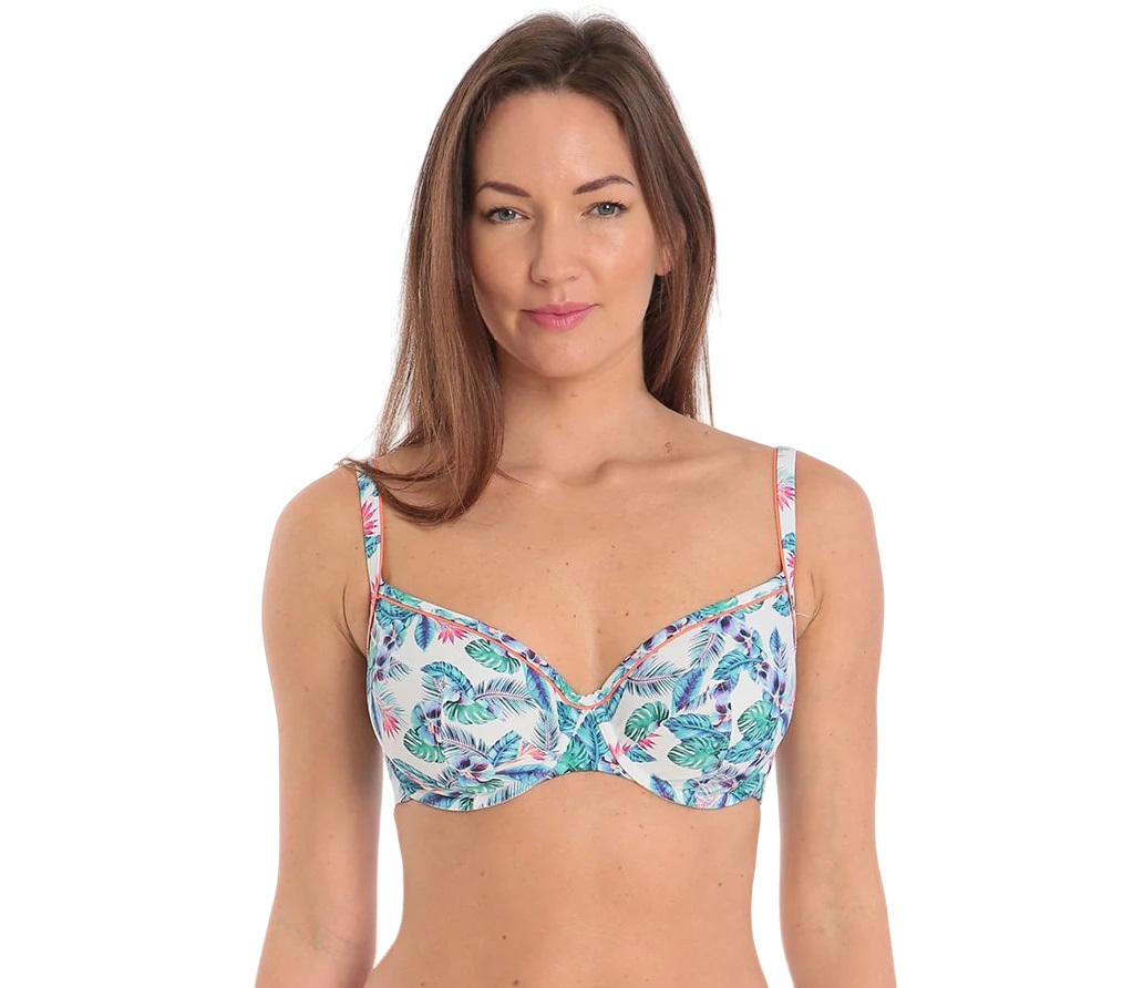 Верх купальника Panache Elle Balconnet (Wht/Tropical)