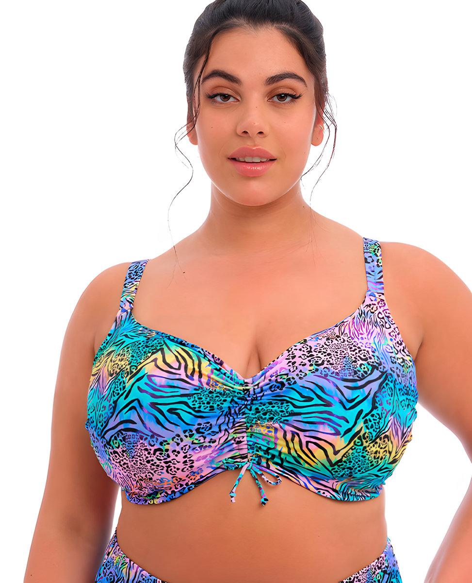Верх купальника Elomi Crop Bikini Top (Electric Savannah)