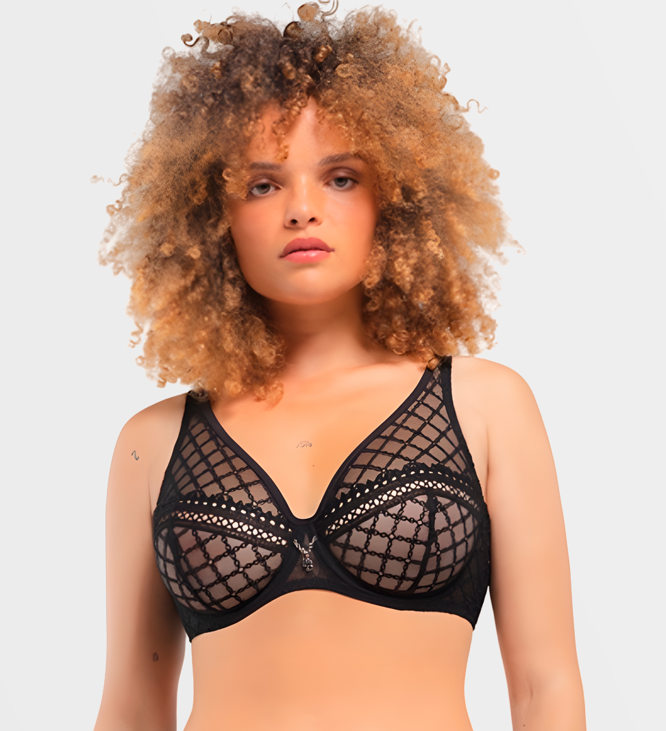 Бюстгальтер с мягкой чашкой Louisa Bracq Paco Brallet(Black)