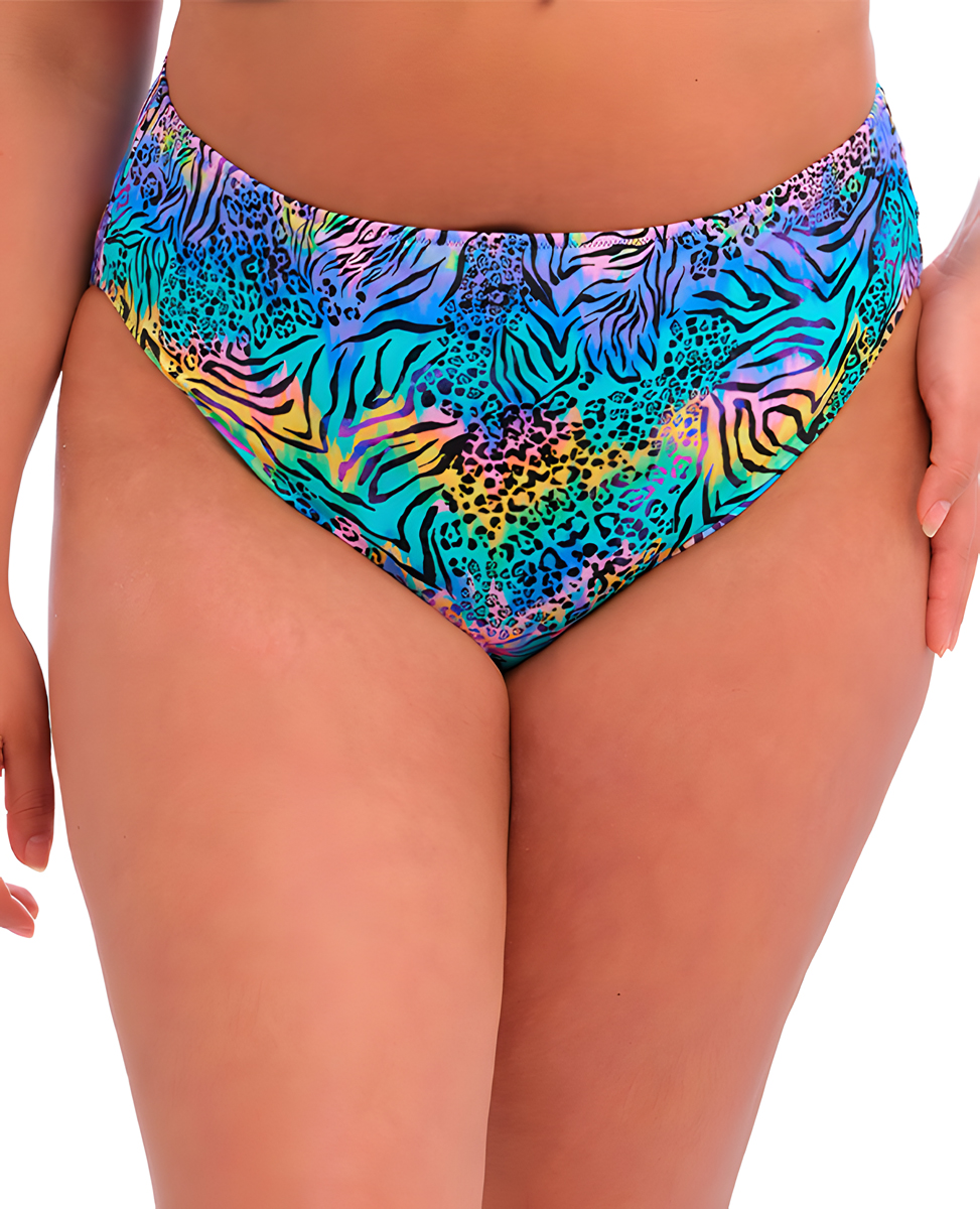 Низ купальника Elomi Mid Rise Bikini Brief (Electric Savannah)